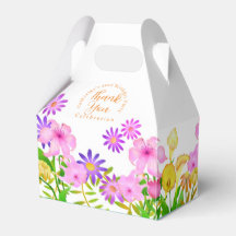 Floral Garden White Tent Box