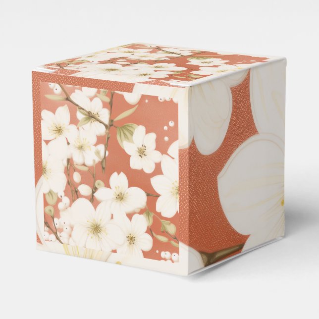 Caixinha De Lembrancinhas "Floral Gift Box" (Frente)