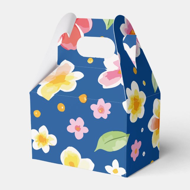 Caixinha De Lembrancinhas Flores (Verso)