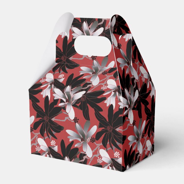 Caixinha De Lembrancinhas Flores 481 - Favor Box (Verso)