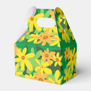 Caixinha De Lembrancinhas Flores amarelas