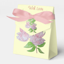 Flores bonito cor-de-rosa e flores folhosas