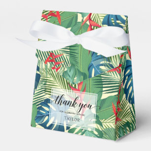 Caixinha De Lembrancinhas Flores Chic Palms Monstera