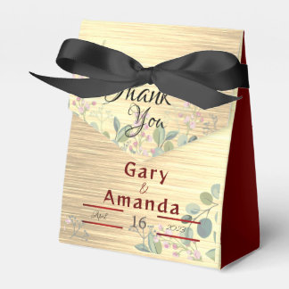 Caixinha De Lembrancinhas Flores com Folhas