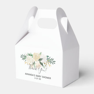 Caixinha De Lembrancinhas Flores de chá de fraldas