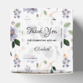 Caixinha De Lembrancinhas Flores de Lavanda Roxo em Aquarela