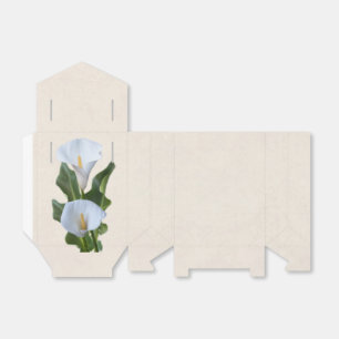 Caixinha De Lembrancinhas Flores de Lírio Calla Elegante Floral Casamento No