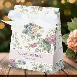 Caixinha De Lembrancinhas Flores Delicadas de Hortênsia Casamento