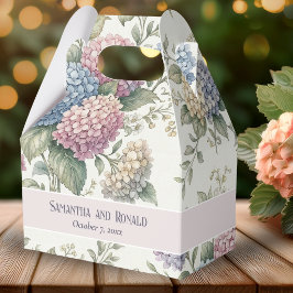 Caixinha De Lembrancinhas Flores Delicadas de Hortênsia Casamento