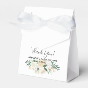 Caixinha De Lembrancinhas Flores do chá de fraldas