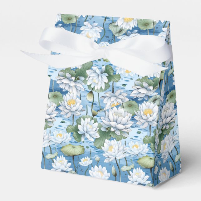 Caixinha De Lembrancinhas Flores florais de lótus Elegante