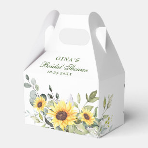Caixinha De Lembrancinhas Flores Sunfloridas Elegantes Eucalyptus Floral Gif