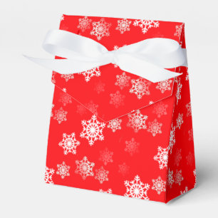 Caixinha De Lembrancinhas Flurries vermelhos de Natal