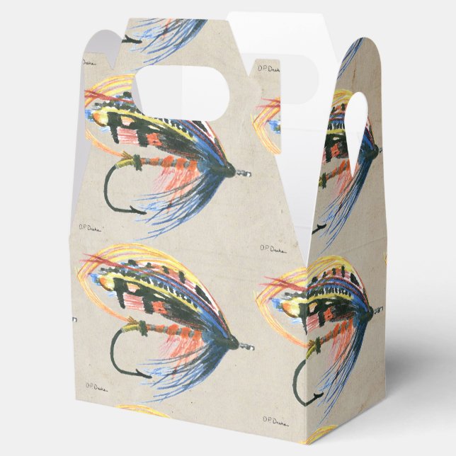 Caixinha De Lembrancinhas FlyFisheries Lure Art Salmon Fly Lure (Aberto)