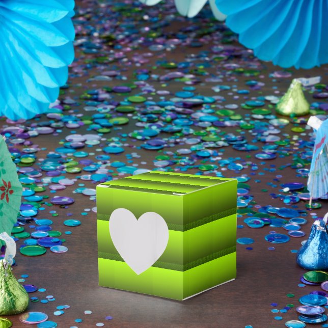 Caixinha De Lembrancinhas Folhagem Verde (Festa)