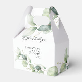 Caixinha De Lembrancinhas Folhas de Eucalipto Agradecimento Doce Chá de Noiv