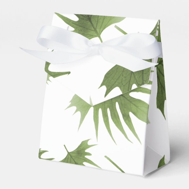 Caixinha De Lembrancinhas Folhas de Vinha das Canárias (Frente)