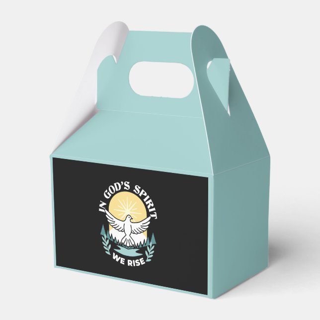 Caixinha De Lembrancinhas Força Espiritual em Deus - Assustador do Cristão (Frente)