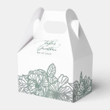 Foto Personalizada Sage Green Flowers Belo Casamen