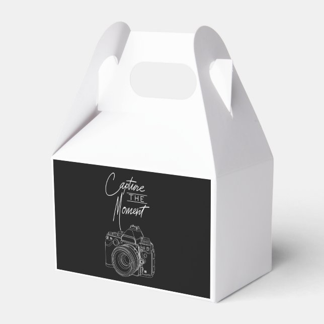 Caixinha De Lembrancinhas Fotografia da Câmera de Momento de Captura (Frente)