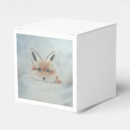 Caixinha De Lembrancinhas Fox cub favor box