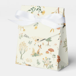 Caixinha De Lembrancinhas "Fox Forest Gift Box"