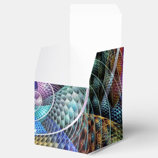 Caixinha De Lembrancinhas Fractal de apófise abstrato X (Aberto)