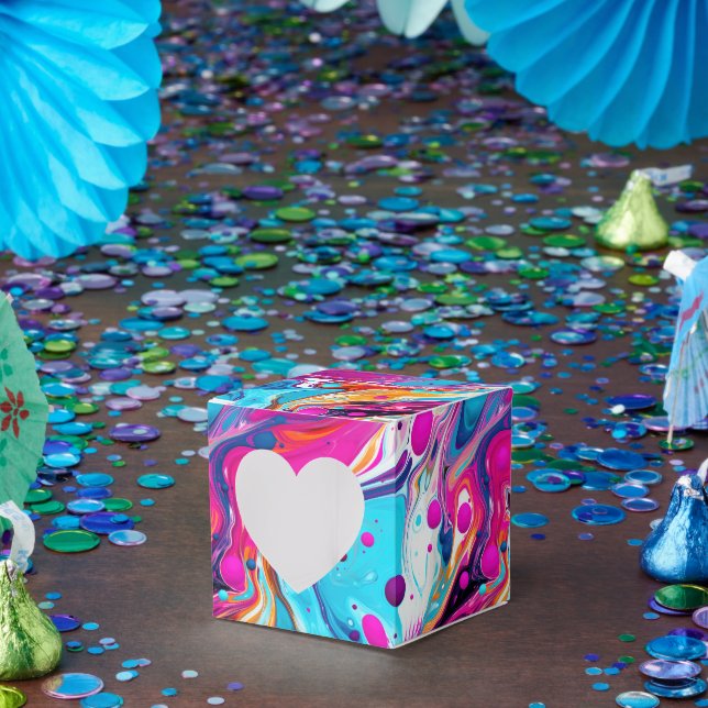 Caixinha De Lembrancinhas Fragmento líquido líquido para derramamento de rou (Festa)