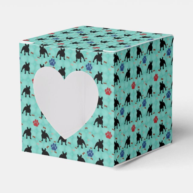 Caixinha De Lembrancinhas Frenchie Shadow (Frente)