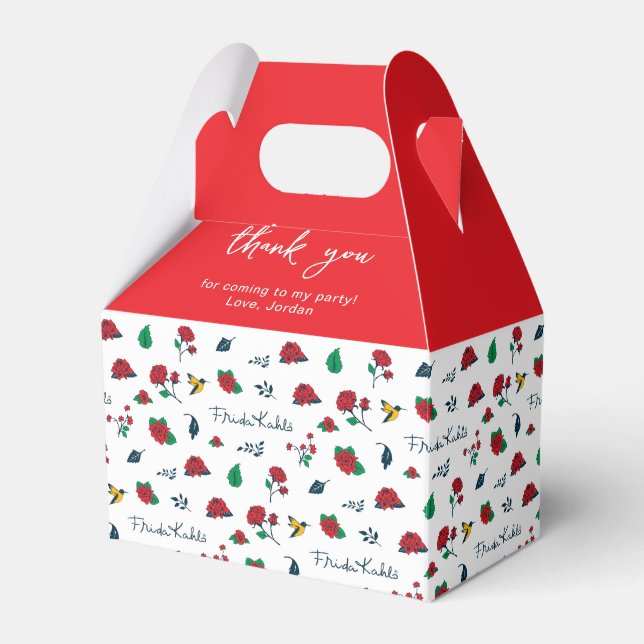 Caixinha De Lembrancinhas Frida Kahlo | Coração do México (Frente)