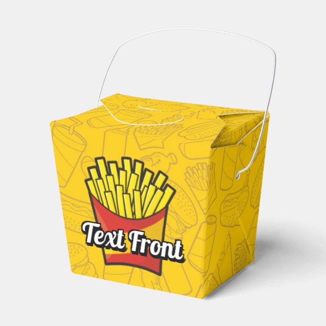 Caixinha De Lembrancinhas Fries franceses (Frente)