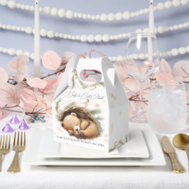 Caixinha De Lembrancinhas Frio Fora do Urso da Madeira Chá de fraldas de inv