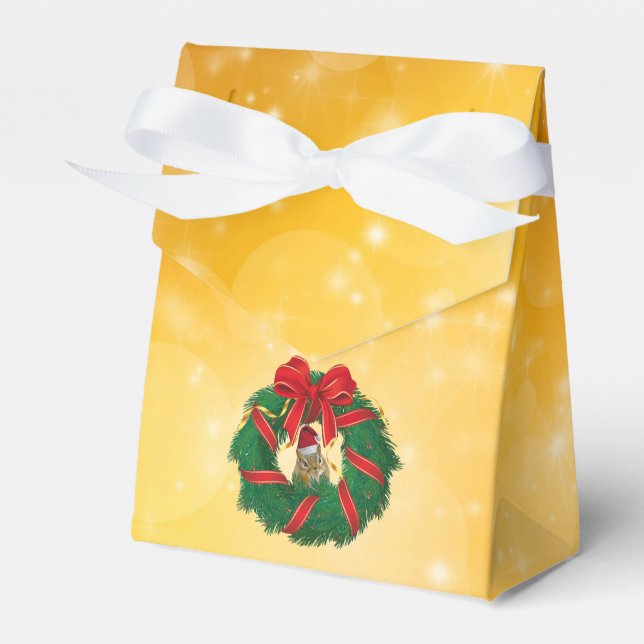 Caixinha De Lembrancinhas Frota de Natal de Chips Bonitos (Frente)