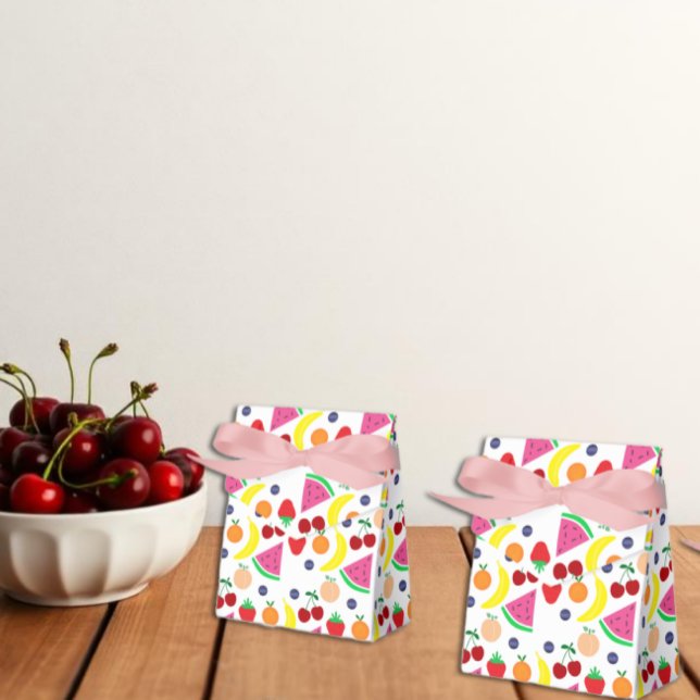 Caixinha De Lembrancinhas Fruta Dois-tti Frutti 2º Aniversário (Criador carregado)