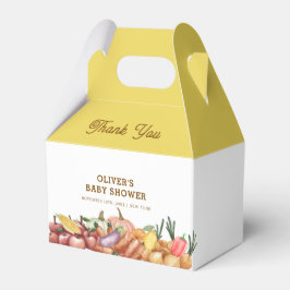 Caixinha De Lembrancinhas Fruta Rustic Watercolor Veggie