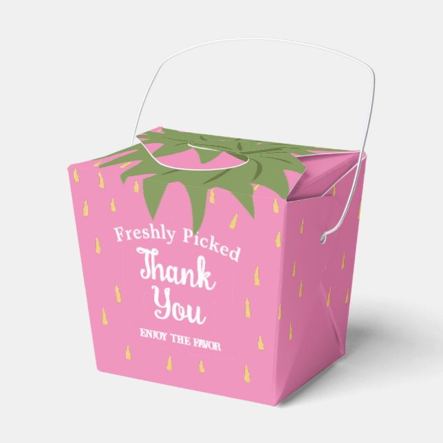 Caixinha De Lembrancinhas Fruta Strawberry (Frente)