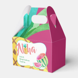 Caixinha De Lembrancinhas Fruticultura Melancia Tropical Abacaxi - Favor Gab