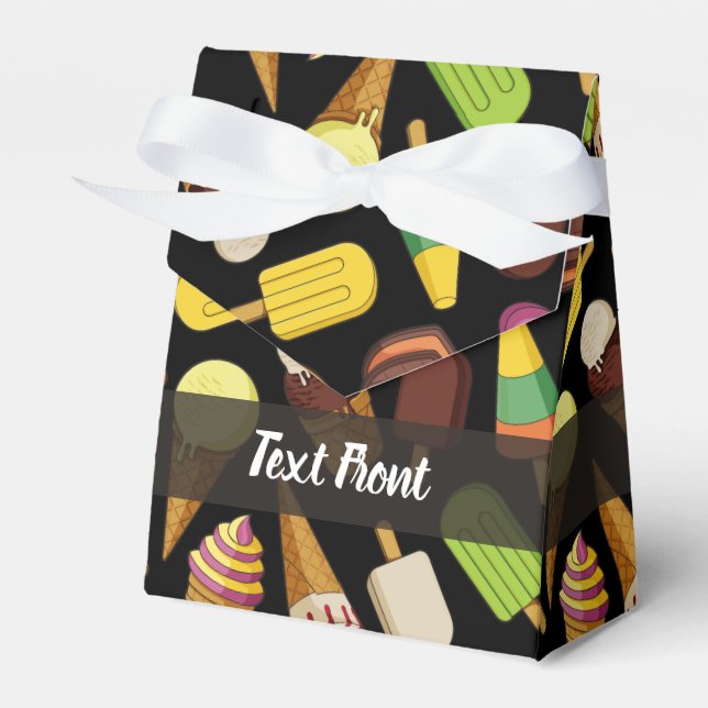 Caixinha De Lembrancinhas Fundo do sorvete (Frente)