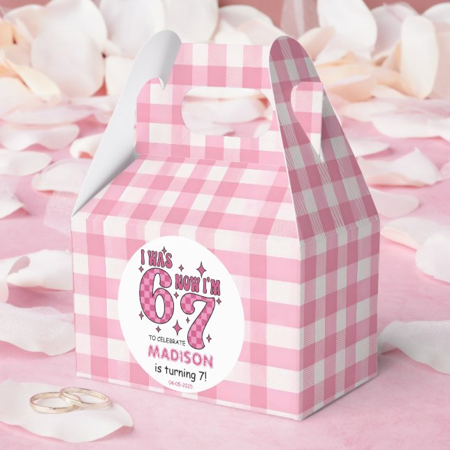 Caixinha De Lembrancinhas Funny 7th Birthday | “I Was 6, Now 7” Party (Casamento)