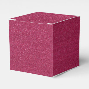 Caixinha De Lembrancinhas Fushia/brilho do falso rosa quente