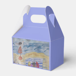 Caixinha De Lembrancinhas Gaivotas na praia