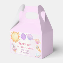 Caixinha De Lembrancinhas Galáxia do Menino dos Planetas Espaciais Exteriore