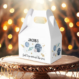 Caixinha De Lembrancinhas Galáxia do Menino dos Planetas Espaciais Exteriore