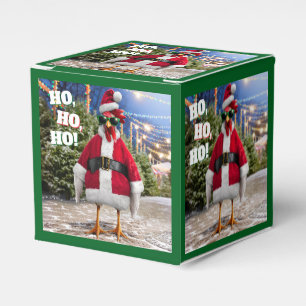 Caixinha De Lembrancinhas Galinha do Papai Noel