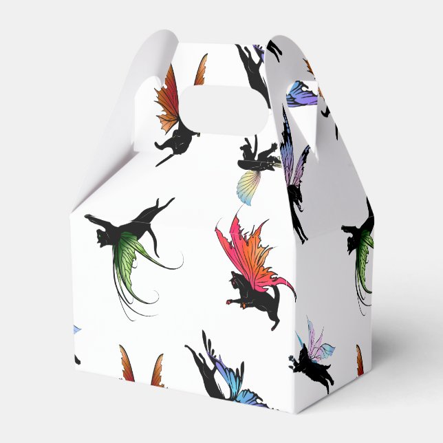 Caixinha De Lembrancinhas Gatos Cósmicos (Verso)