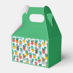 Caixinha De Lembrancinhas Gatos nos vasos de flores