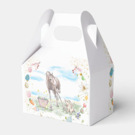Caixinha De Lembrancinhas Gechenkverpackung Ostermotiv mit Pferd und Hase
