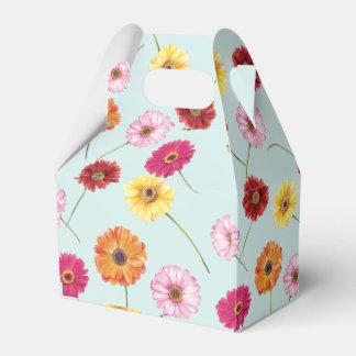 Caixinha De Lembrancinhas Gerbera,pink,red,orange,yellow