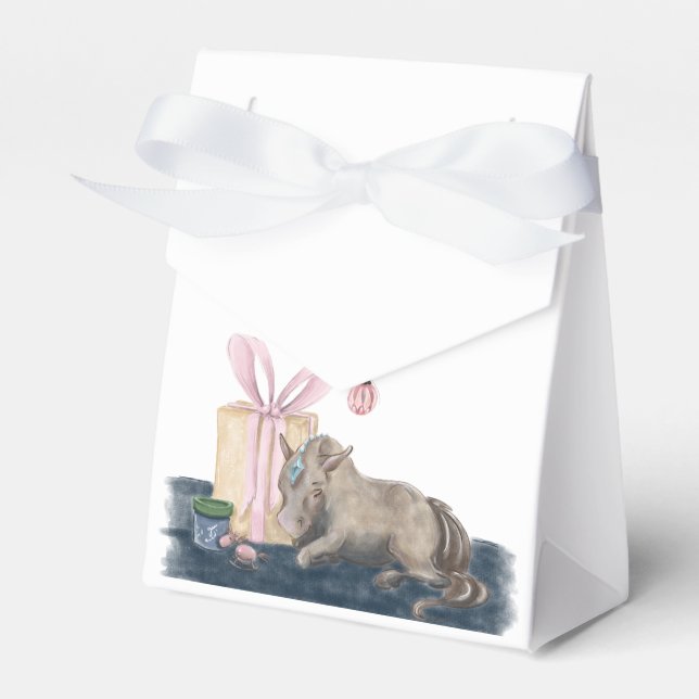 Caixinha De Lembrancinhas Geschenkbox für Weihnachtspresent mit Pferdemotiv (Frente)