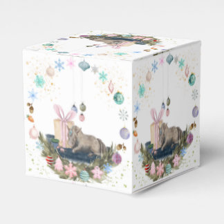 Caixinha De Lembrancinhas Geschenkschachtel- mit Pferde Bild